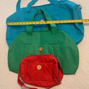 Set of 3 Canvas Totes
